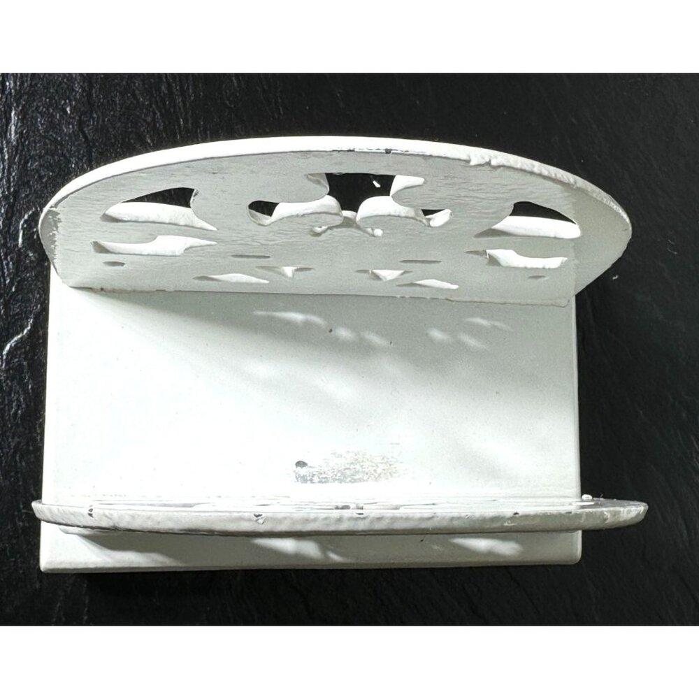 Cast Iron Enamel Napkin Mail Letter Holder Classic Design - Picture 8 of 10
